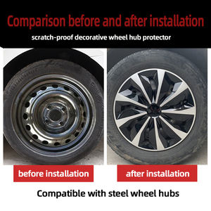 universel R12 13 <span class=keywords><strong>14</strong></span> 15 16 17 <span class=keywords><strong>pouces</strong></span> enjoliveurs universels 4 pièces <span class=keywords><strong>enjoliveur</strong></span> roue jante couverture pneu voiture moyeu capuchon - Product Image 3