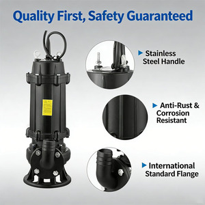 Pompe submersible AC personnalisable OEM pour eaux usées 0,55 kW 0,75 CV, hauteur de refoulement 20 m - Pompe industrielle haute pression pour eaux usées - Product Image 2