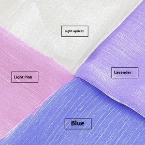 100D cation Crepe sợi Organza vải với hoa băng và nước gợn kết cấu cổ Hanfu Flash Crepe thổ cẩm vải - Product Image 4