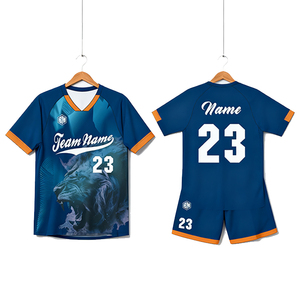 Tùy Chỉnh Bóng Đá Jersey Polyester Với Spandex Thoáng Khí Bóng Đá Đồng Phục Thiết Lập Với Quần Short Maillots De Chân Câu Lạc Bộ <span class=keywords><strong>Kit</strong></span> Nhà Cung Cấp - Product Image 2