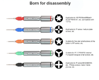Jeu de tournevis de précision RELIFE RL-724, antidérapant, adsorption magnétique puissante, mini-tournevis, outil de démontage