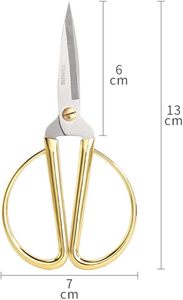 Ciseaux de bureau en alliage avec lames en acier inoxydable, parfaits pour les travaux manuels, le papier, le tissu et les tâches de bureau à domicile - Product Image 2
