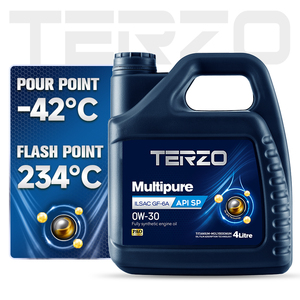 TERZO MULTIPURE 0W30 Lubricante para Motor Automotriz PAO Totalmente Sintético API SP ILSAC GF 6A para Autos Turbo - Product Image 5
