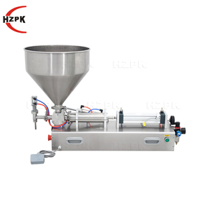HZPK Semi Auto Filling Machine Honey Chocolate Peanut Soap Specialized Water Sauce High Viscous Paste Filling Machine - Product Image 6