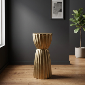 Mesa de Centro Moderna con Diseño Acanalado para Sala de Estar, Mueble Decorativo - Product Image 6
