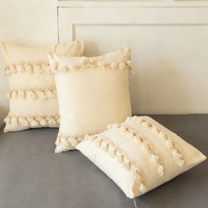 Housse de <span class=keywords><strong>coussin</strong></span> de canapé de style marocain avec pompons, <span class=keywords><strong>coussin</strong></span> de luxe <span class=keywords><strong>pour</strong></span> la décoration du salon - Product Image 3