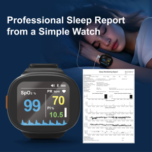 Moniteur de dépistage de l'apnée du sommeil avec bracelet connecté et application – Suivi portable - Product Image 2