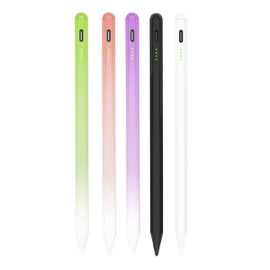 ปากกาสไตลัสแบบ Capacitive สีไล่ระดับ พร้อมพอร์ตชาร์จ Type C รองรับการตรวจจับการเอียง ป้องกันการสัมผัสโดยฝ่ามือ และแม่เหล็กดูดติด สำหรับ iPad - Product Image 5