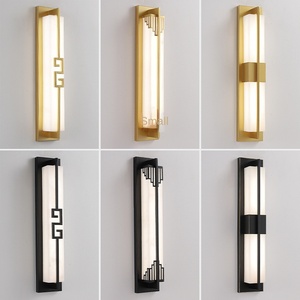 Applique murale LED à paysage moderne pour l'extérieur, la maison, le jardin, la cour, la conception en cuivre étanche avec alimentation solaire - Product Image 4