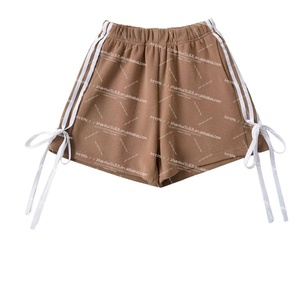 Verdant Strokes Combinaison courte coupe ample pour <span class=keywords><strong>femme</strong></span> Short de sport à séchage rapide avec impression personnalisée brodée Style Streetwear - Product Image 6
