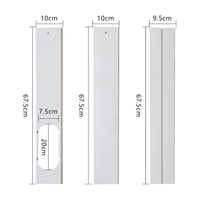 Piezas de Aire Acondicionado Doméstico a Gas Directo de Fábrica, 3 Deflectores de 55-160 cm con Interfaz de Boca Plana, Tubo de Escape de 130 mm, PVC ABS de 1.5 m