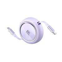 Venta caliente 100W Carga rápida Retráctil 1,2 M Nylon Cable USB para teléfonos móviles Compatible IOS A3 PVC OEM para iPhone