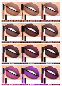 Logo privé mat liquide rouge à lèvres pigmenté velours longue durée brillant à lèvres imperméable pour <span class=keywords><strong>les</strong></span> femmes végétalien Halloween maquillage des lèvres - Product Image 5