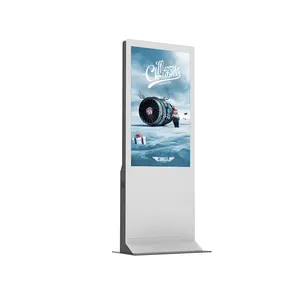 43 "Touch screen pavimento in piedi Digital Signage espositivo chiosco pubblicità digital signage