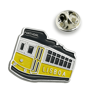 Insignias Personalizadas de Portugal <span class=keywords><strong>Lisboa</strong></span> para Autobús, Recuerdos de Viaje, Venta al por Mayor - Product Image 1