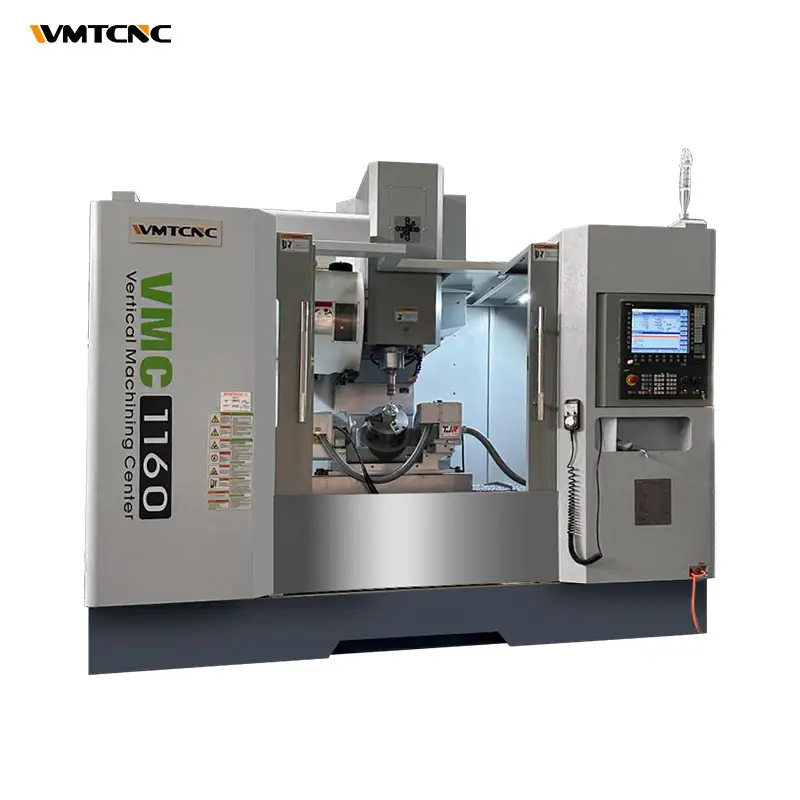 Fraiseuse cnc VMC1160 usinage vertical 5 axes avec système de contrôleur/GSK/Siemens/Fanuc en option