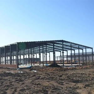 China hergestellt neu gestaltete vorgefertigte Metall gebäude Stahl konstruktion Lager schnelle Aluminium Werkstatt Schneiden Biegen - Product Image 1