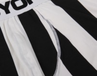 Sous-vêtements pour hommes en viscose de bambou écologique, taille plus, imprimé noir et blanc, respirant, élastique, tricoté, sexy, boxer