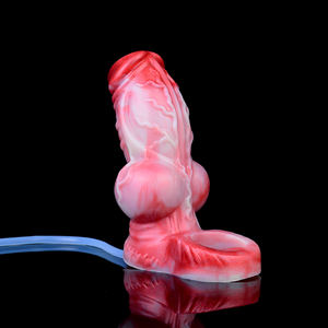 Großhandel Weich gummi dildo Flexible Tier förmige <span class=keywords><strong>Penis</strong></span> <span class=keywords><strong>Sex</strong></span> Realistische Dildo abdeckung Verzögerung Ejakulation Männliches Sexspielzeug für Frauen - Product Image 5