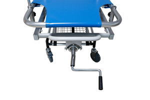 Carro de traslado hospitalario con estructura plegable y superficie separada, camilla de ambulancia, cama de emergencia - Product Image 3