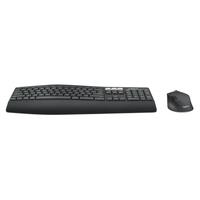 Pour Logitech MK850 Performance RGB rétro-éclairé Funk clavier ergonomique souris ensemble avec disposition QWERTY noir-en Stock