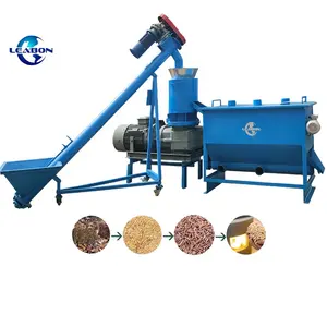 Máquina de pellets de biomasa de 1000 KG/H, Mini Molino de pellets, aserrín de máquina de fabricación de pellets de madera, precio