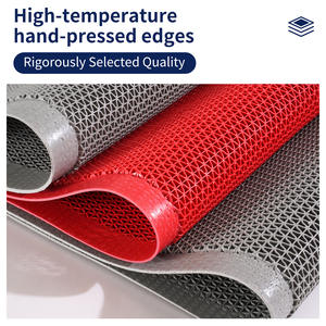 Paillasson d'extérieur en PVC rectangulaire, imperméable, antidérapant, couleur unie, pour porte d'entrée - Product Image 3