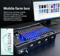 Boîtier de téléphone 5G pour Note8 9 10, Système de scripts personnalisés, 20 Plaques de montage pour téléphone mobile pour la crypto-mining