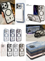 Coque antichoc TPU + PC antichoc pour téléphone portable 17 Pro Max Différentes marques Modèles magnétiques sans fil Couverture de téléphone