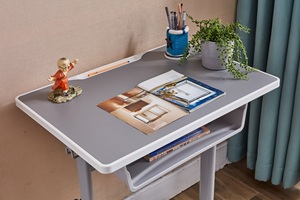 SONGYE ST-308D Modern Metal Height Adjustable Classroom Student School <b>Desk</b> and Chair Set ST-308D School <b>Desk</b> and Chair Set ST-3 - Product Image 5