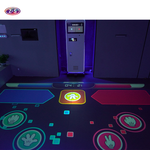 48 jeux de projection interactive au sol, jeu à pièces, <span class=keywords><strong>projecteur</strong></span> <span class=keywords><strong>interactif</strong></span> mobile pour événements d'entreprise - Product Image 4
