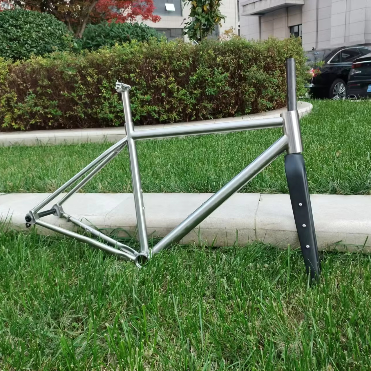 Титановая велосипедная Рама Bicicle Ta Carrectera, титановая велосипедная трасса, титановая 700 велосипедная гравийная рамка, гравийная рамка