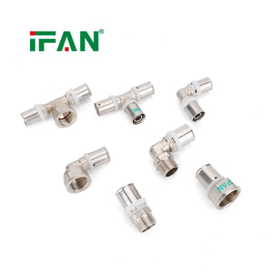 IFAN Prix usine Raccords PEX personnalisés 16mm-32mm, Raccords à sertir en laiton pour plomberie plastique, Raccords en laiton pour tuyauterie PEX - Product Image 6
