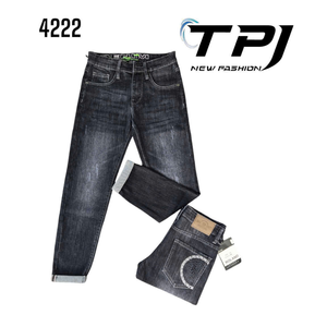 Pantalones de mezclilla transpirables de primera calidad para hombre personalizables Nuevo DISEÑO DE harén formal ODM informal desgastado Hecho en Vietnam Lavado medio - Product Image 5