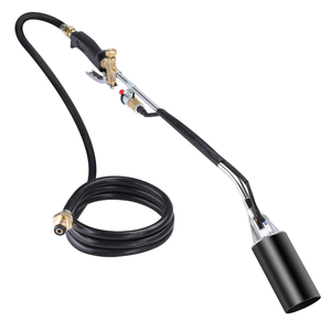 Lance-flammes à charbon de bois à pointe étendue pour barbecue Camping extérieur manuel fendu poêle carburant <span class=keywords><strong>gaz</strong></span> butane propane - Product Image 2