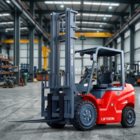 Truk Forklift Listrik Liftron CPD35 Penggerak Torsi Tinggi untuk Pengangkutan Material di Gudang Persediaan Teknik