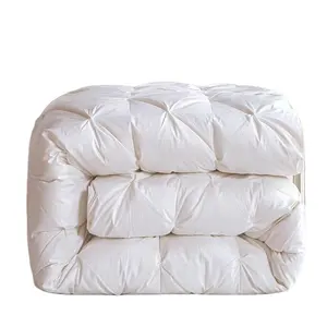 Factory Best-Selling White Goose Down Soft Warm Comforter Sets King Size Luxury Bedding At Home