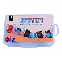 Tscinbuny Kit de modules électroniques DIY Sensor Learning Set 37 en 1 Capteurs Modules Kit pour Arduino
