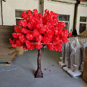5ft Rouge Faux <span class=keywords><strong>Cerisier</strong></span> Arbre Table Centre De Table Petite Fleur Arbre De Soie Arbres De Fleurs De <span class=keywords><strong>Cerisier</strong></span> Artificiels - Product Image 2