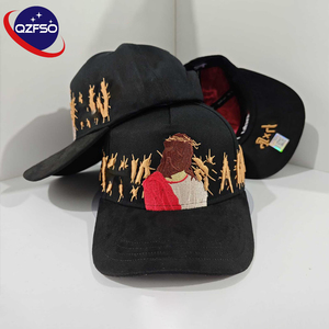 QZFSO Gorras de Béisbol Personalizadas para Correr, Estilo Deportivo, Sin Estructura, Ajustadas, de 5 Paneles, con Pedrería 3D, Unisex, con Visera Curva, para Hombre - Product Image 1