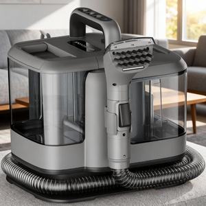 Nettoyeur vapeur et aspirateur portable multifonction CE CB populaire pour tapis, canapés et tissus (humide et sec) - Product Image 1