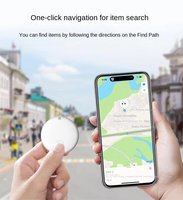 Traceur Bluetooth intelligent à double système compatible avec Find My et Find Hub pour retrouver clés, bagages et animaux de compagnie