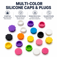 Capuchon en silicone anti-poussière 3ml 5ml, multi-styles, coloré, réutilisable, manchon de scellage pour flacon en verre d'essence et récipient à réactifs