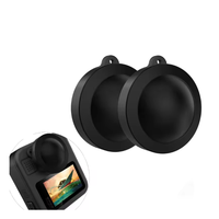 Capuchon d'objectif en silicone HONGDAK pour caméra d'action Gopro Max2, protection anti-rayures en caoutchouc pour Go Pro Max 2