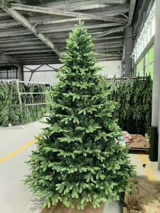 Nouvelle conception d'arbre de Noël pliable à charnières, arbre de Noël décoratif d'intérieur, arbre artificiel en PE PVC avec support en métal - Product Image 4