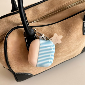 Linda Funda para AirPods con Rayas Amarillas y Azules, Compatible con AirPods 1/2/3/4 y Pro 1/2/3, Carcasa Protectora Antiarañazos - Product Image 2