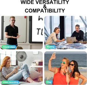 Chơi game ngưng phỏng vấn âm thanh video ghi âm cho iPhone/iPad/Android/Live <span class=keywords><strong>Microphone</strong></span> tiếng ồn hủy bỏ không dây ve áo - Product Image 3