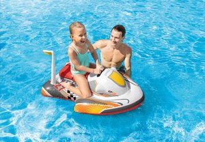 बच्चों के लिए लहर सवारी पर भारी शुल्क संभाल inflatable pvc पानी फ्लोटिंग पूल टॉय इंटेक्स 57520 - Product Image 3