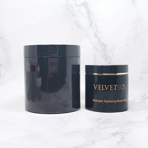 Envases Redondos Negros Mate de Plástico para Crema de Belleza, Pomada para el Cabello, en Presentaciones de 50g, 80g, 100g, 120g, 150g, 250g, 8 oz y 500ml - Product Image 4