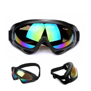 عالية الجودة مطاطا حزام مخصص نظارات واقية من الثلج واقية مكافحة الضباب التزلج سباق الدراجات النارية